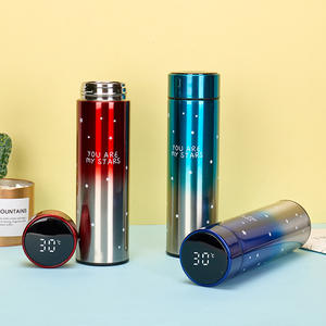 Usine directe température <span class=keywords><strong>Internet</strong></span> célébrité dégradé affaires gobelet 304 acier inoxydable vide tasse personnalisation - Product Image 2