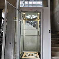 Pitless Hydraulic Home Elevator Small Compact Villa Lift No Machine Room Silent Smooth Running Factory Supply