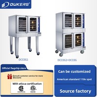 Nouveau four à convection de style européen aux normes américaines avec certification ETL et CSA et roulettes pour la cuisson commerciale en cuisine occidentale