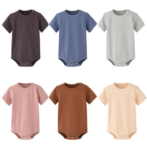 Abbigliamento per Neonati Misto di Fabbrica all'Ingrosso da 0 a <span class=keywords><strong>12</strong></span> <span class=keywords><strong>Mesi</strong></span> <span class=keywords><strong>Vestiti</strong></span> di Design per Neonati Tutina di Lusso in Cotone Biologico - Product Image 1