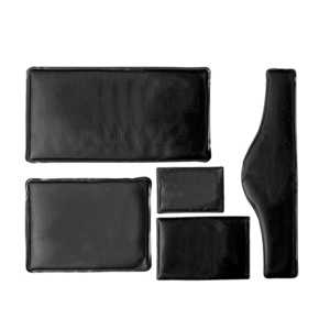 Heavy DUTY Đen Urethane lạnh gói tái sử dụng linh hoạt Túi nước đá cho chấn thương - Product Image 1