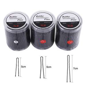 150pcs una scatola A Forma di U Tornante Clip di Capelli Pin Barrette di Metallo Strumenti Per Lo Styling Dei Capelli Delle Donne Accessori Strumento di capelli Intrecciati - Product Image 5