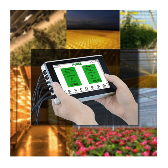 LONGOOD Led Grow Light Master Controller Smart Dimmer Hydroponic Lighting Systems 0-10V Smart Dimming Controller