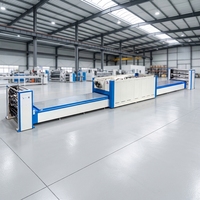 Ligne de laminage de panneaux composites en bois avec colle thermofusible, pompe et machine de laminage de film bois