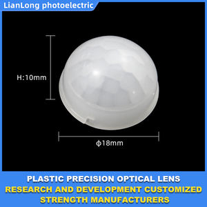 OEM 직경 블랙 렌즈 모션 센서 인체 유도 스위치 HDPE 플라스틱 렌즈 모션 센서 프레넬 PIR 렌즈 - Product Image 4