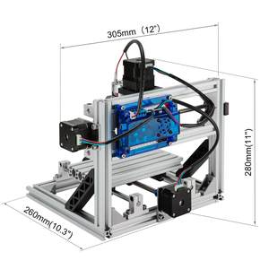 Machine de gravure <span class=keywords><strong>CNC</strong></span> <span class=keywords><strong>1610</strong></span> Zhong Hua Jiang avec profilés en aluminium et contrôle <span class=keywords><strong>GRBL</strong></span> pour la sculpture sur bois et la découpe de métal DIY - Product Image 2