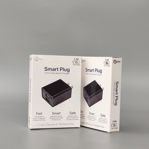 350g Cardboard Paper Box With Custom logo Skincare Packaging Box Electronic <b>Accessories</b> Products Packaging Box With Hanging Hole - Product Image 4