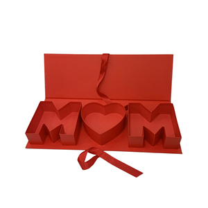 Listo <span class=keywords><strong>para</strong></span> enviar Caja de regalo de flores vacía Día DE LA MADRE MOM Cartón en forma de carta Rellenable Chocolate Fresa Embalaje de dulces - Product Image 4