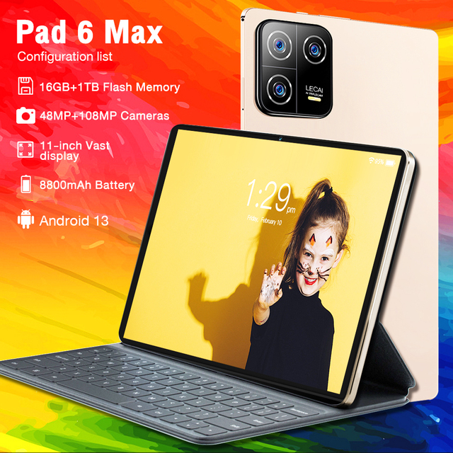 10.1 Inch 4g Sim Tablet 16GB+512GB Android 13.0 Gps Phablet Android Tablet Pc