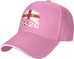 Gorra <span class=keywords><strong>de</strong></span> Béisbol SOLPOP <span class=keywords><strong>de</strong></span> 6 Paneles con la Bandera <span class=keywords><strong>de</strong></span> la Cruz <span class=keywords><strong>de</strong></span> San Jorge <span class=keywords><strong>de</strong></span> Inglaterra 2026, para Aficionados <span class=keywords><strong>de</strong></span> la Copa <span class=keywords><strong>de</strong></span> Fútbol, Color Rosa - Product Image 2
