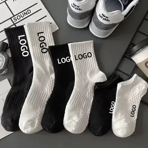 High Quality Pilates Yoga Ankle Designer Cycling Compression Cotton Sport Grip Custom Women Slouch Crew Socks Socks Hosiery