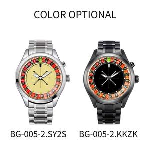 Nouvelle Montre Homme à Quartz 2026, Design Européen avec Roue Encastrée, Chiffres Arabes, Cadran Rotatif, Montre <span class=keywords><strong>Roulette</strong></span>, Montres Hommes - Product Image 3
