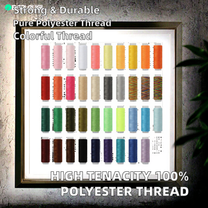 Zhuoerma 30/2 30/3 30S độ bền cao 100% polyester nhuộm Spun chỉ may - Product Image 2