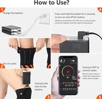 Chaussettes de randonnée chauffantes électriques rechargeables à batterie thermique pour l'hiver, respirantes, pour l'extérieur, pour enfants, hommes et femmes, 100%