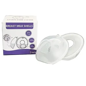 BPAフリーウェアラブル母乳コレクターポータブルシリコン漏れ防止ミルクレシーバーコレクション母乳シェル