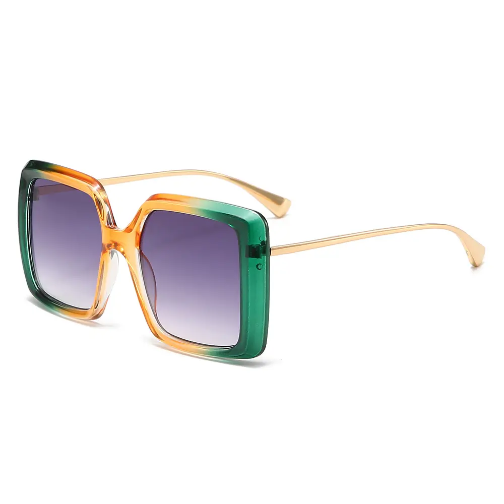 3234 Neue Damen Sonnenbrille Mode Großer Rahmen Quadratische Sonnenbrille Damen UV-Schutz Sonnenbrille Hersteller Großhandel