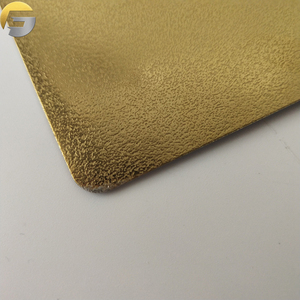 VV141 economico 201 304 316 finitura sabbiata titanio oro lamiera di acciaio inossidabile con pellicola Laser in PVC - Product Image 6