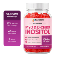 Gummies Myo & D-Chiro Inositol sur Mesure pour Femmes – Formule Personnalisée OEM/ODM en Marque Blanche – Chaîne d'Approvisionnement Stable