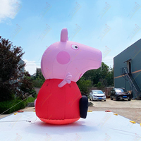 Ballon gonflable personnalisé Zhenmei, mascotte cochon, personnages du film Peppa Pig, taille et couleur personnalisables
