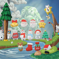 Échantillon gratuit de décorations de Noël en résine à dos plat, thème féerique personnalisé, style artistique, décorations de Noël artificielles