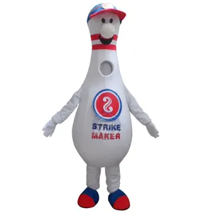 Qiman Custom Adult Size Bowling Ball Plush Cartoon Mascot Costume For Sale