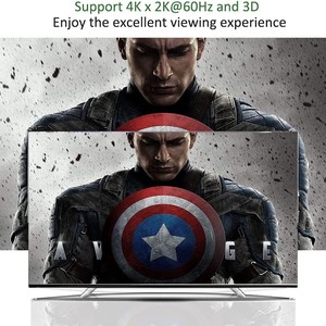 Conmutador Divisor con Audio, 1 Entrada a 2 Salidas, Compatible con 20 <span class=keywords><strong>4K</strong></span> 60Hz 1080P 3D <span class=keywords><strong>HDR</strong></span>, Incluye Fuente de Alimentación - Product Image 5