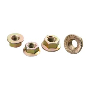 Écrous à bride hexagonaux Gubang M6 M8 M10 M12, zingués, anti-desserrage, qualité industrielle A, acier au carbone 10.9 - Product Image 4