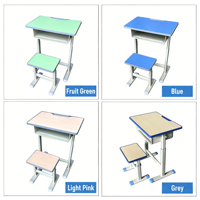 Ensemble bureau et chaise en bois pour enfants, idéal pour l'école à domicile, table et tabouret pour étudiants, vente en gros directe usine