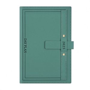Custom 2025 Luxury Hardcover Corporate PU Leather PP Thread Sewing Bound Custom Color Custom Logo Daily Planner <b>A5</b> <b>Notebook</b> - Product Image 1