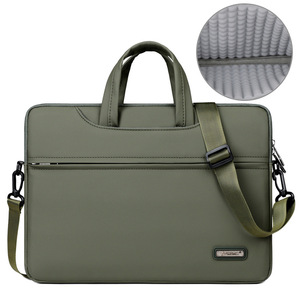 Sac pour ordinateur portable en Oxford durable et léger, mallette d'affaires, sac à bandoulière portable imperméable pour hommes et femmes, sac pour ordinateur portable en polyester avec logo personnalisé - Product Image 6