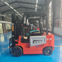 Chariot élévateur électrique 3 tonnes, 2 tonnes, 1 tonne avec pince à balles, batterie au lithium, chariot élévateur pour entrepôt, fabricant direct