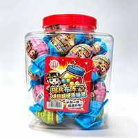 Fabrieksaanpassing Meerkleurige Ronde Jawbreaker Harde Snoepjes Potverpakking Gemengde Fruitige Smaken Kinderen Speelgoed Snoep