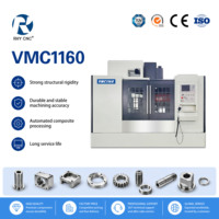 Centro de Mecanizado Vertical CNC de Alta Precisión VMC1160, Fresadora de 3 Ejes para Piezas Metálicas