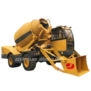 Mobile Cement Mixing Truck Self Load Concrete Mixer Rotary Drum Cement Concrete Mixer Machines