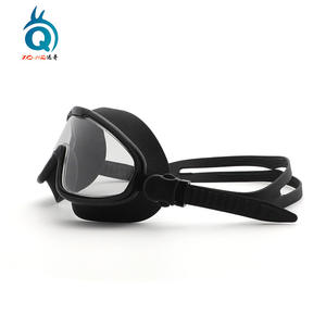 Gafas de Natación de Silicona con Marco Grande, Antivaho, Impermeables, para Adultos, Ajuste Universal, Lentes de PC en Blanco, Negro, Rosa y Azul - Product Image 3