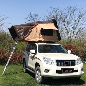 Hard Canvas Four-Season <b>Waterproof</b> 4-5 Person Rooftop <b>Tent</b> Automatic Portable Car <b>Tent</b> - Product Image 2