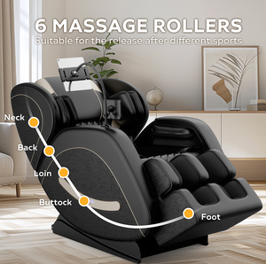 Modern Massage <b>Chair</b> Recliner with <b>Zero</b> <b>Gravity</b> and Full Body Air Pressure Soft Electric <b>Chair</b> for Home Furniture - Product Image 6