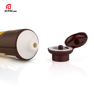 Tubo suave cosmético personalizado 100mL 120ml después del tubo de loción solar con tapa de doble color - Product Image 4