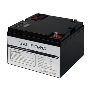 Exliporc 12V 25Ah Lithium Ion <span class=keywords><strong>Batterie</strong></span> de démarrage de voiture Mini centrale électrique portable avec fonction de démarrage et d'arrêt Lifepo4 - Product Image 1