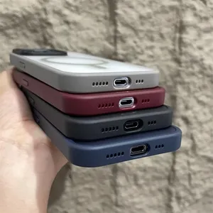 Nueva Funda Magnética de Lujo para Teléfono, TPU+PC, para <span class=keywords><strong>11</strong></span>-17 y 13 Pro Max, Carga Inalámbrica, Antihuellas, Antigolpes - Product Image 4