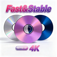 Disque DVD pour Android TV HD FHD 4K Streaming Internet Smarter IPTV Stockage et lecture sur 10/30/60/120 jours