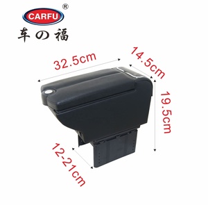 Carfu Interior Kits Popular Multifunctional Car <b>Console</b> Box Armrest with USB ABS+PVC AC-469 - Product Image 5