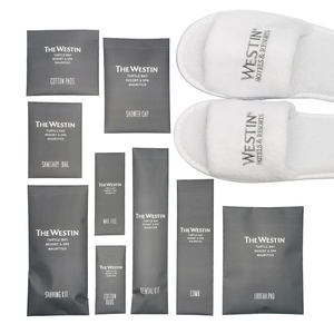 Set de Amenidades de Lujo para Hotel <span class=keywords><strong>con</strong></span> Logotipo Personalizado, Kit de Artículos de Baño Desechables <span class=keywords><strong>con</strong></span> Pantuflas y Cepillo de Dientes para <span class=keywords><strong>Hoteles</strong></span> de 5 Estrellas, Venta al Por Mayor - Product Image 2