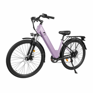 Bicicleta Eléctrica de 36V 10.5Ah 250W con Ruedas Grandes, Batería de Litio, Motor sin Escobillas, Bicicleta Eléctrica Híbrida para Mujer - Product Image 6