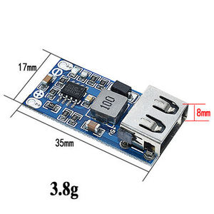 Module régulateur de tension abaisseur USB 9V 12V 24V vers 5V 3A, convertisseur DC-DC, chargeur de téléphone, module d'alimentation pour voiture - Product Image 2