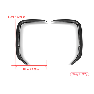 2022 + para <span class=keywords><strong>BMW</strong></span> X3M F97 LCI SQ estilo Prepreg fibra de carbono embellecedor de ventilación lateral trasero F97 parachoques trasero - Product Image 3