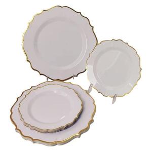 <span class=keywords><strong>Assiette</strong></span> <span class=keywords><strong>carrée</strong></span> en <span class=keywords><strong>plastique</strong></span> PS écologique et tendance, <span class=keywords><strong>rouge</strong></span> et or, de 7,5 et 10,25 pouces, pour restaurant, hôtel, rentrée scolaire - Product Image 6