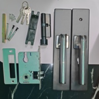 Poignée de porte de salle de bain universelle pour toilettes et sanitaire, facile à installer, quincaillerie de porte intérieure durable