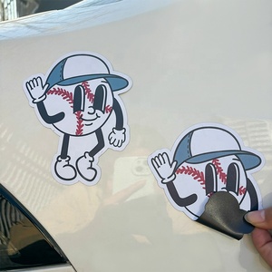 Adesivi Magnetici Impermeabili Personalizzati per Auto con Logo Aziendale, Decalcomanie Pubblicitarie <span class=keywords><strong>Divertenti</strong></span> per Paraurti a Scopo Promozionale - Product Image 5