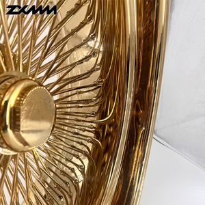 ZXMM Nouvelles jantes à rayons en fil d'<span class=keywords><strong>or</strong></span> 24 carats forgées en 4 parties, 17 18 20 21 22 24 26 28 pouces, roues 5x120.65 6x139.7, jantes 73.1 78.1 87.1 - Product Image 4